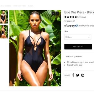 Eros Matte Collection Swim Suit